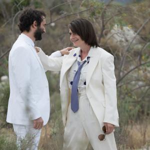 Still of Gaby Hoffmann and Jay Duplass in Transparent 2014