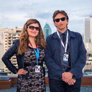 Directorproducer Patricia Chica and writerdirector Kamal John Iskander at the Frontires Film Market in Montreal