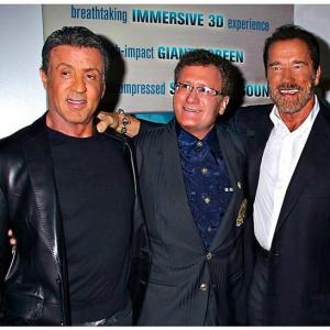 Sly Stallone, Dr. Bob Goldman, Arnold Schwarzenegger