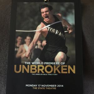 My red carpet pass to the world premiere of Unbroken in Sydney Australia