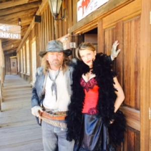 From the set of WANTED a independent film shot in AZ in Nov 2014 Playing the role of a Saloon Girl