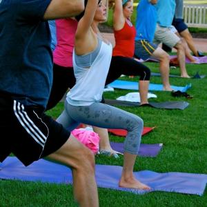 Yoga in the Park-Jones Pool Event-KC, MO Summer 2012