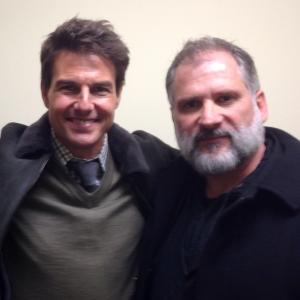 With Tom Cruise during a bodyguard detail in Pittsburgh