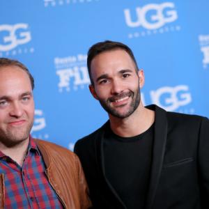 Jesus Lloveras with Day Releases Director Geoffrey Cowper World Premier at the Santa Barbara International Film Festival