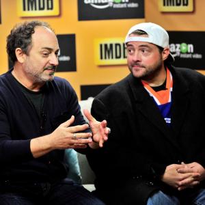 Kevin Pollak and Kevin Smith at event of IMDb amp AIV Studio at Sundance 2015