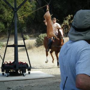 Spike's Deadliest Warrior S03Ep04 Hannibal's Falcata from horse back.