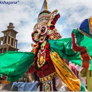 Raghuram Shetty dancing YakshaganaFremont Independence parade CA