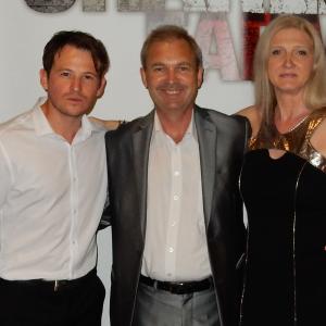 Dean Kirkright Michael Maguire and Toni McGhee at the premiere of Charlies Farm