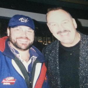 Me and Dick Butkus at the Super Bowl in Atlanta