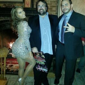 At the premier of Pro Wrestlers Vs Zombies with Matt Hardy and Reby Sky