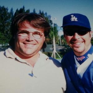 Me and Jonathan Silverman at Dodger Fantasy camp in Vero Beach Fl