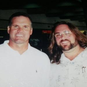 Me and Ryne Sandberg at the airport in Cleveland during football HOF weekend