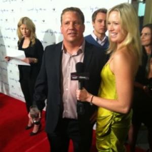 Lawrence Roeck on the red carpet premiere for the Premiere of The Forger