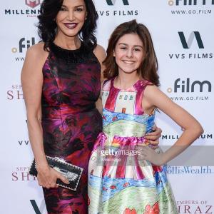 With my gifted costar Academy Award Nominee actress Shohreh Aghdashloo at the premier of Septembers of Shiraz at TIFF 40