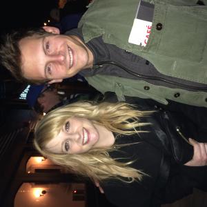 Melissa Rauch and Chris Silcox after the opening of The Bronze at Sundance 2015