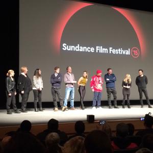 Panel and Cast of The Bronze after the film premiered at Sundance 2015