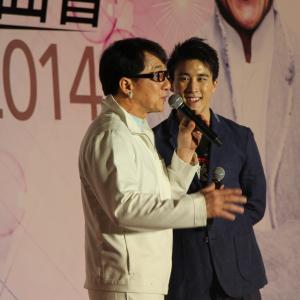 Jerry Liau hosting Jackie Chan's International Fans-Meeting 2014