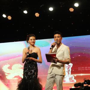 Jerry Liau hosting the SinoAmerican International Television Award Festival