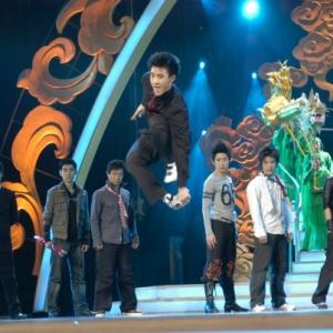 Jerry Liau performing at the Chinese New Year Festival 2008 on Beijing TV