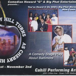 As Cherry Hill Turns A Comedy Stage Play About Baltimore MD