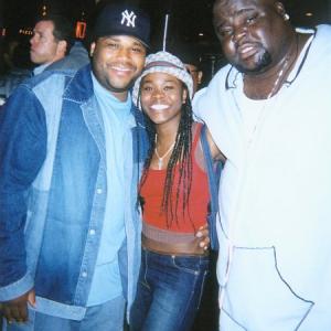 Anthony Anderson (I), Toy Connor, and Michael 'Bear' Taliferro at the 
