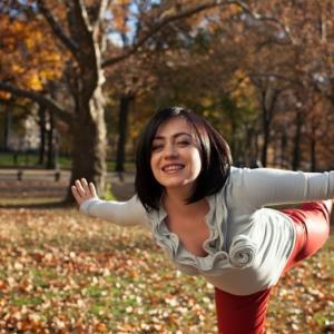 Former Professional Gymnast Irina PopaErwin in Central Park New York City  The NYC Life Coach