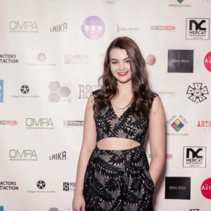 Red carpet for the OMPA Actor's Awards. Nominated for best actress in a theatrical role