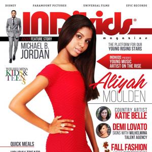 Aliyah Moulden Cover of IndiKids Magazine