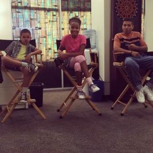 BTS on Secrets and Lies with set brother and sister