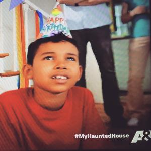 Justice on A&E's My Haunted House