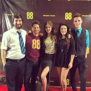 Zack EsauTim DoironKatharine IsabelleApril Mullen and Nicholas Spencer Murray at 88 Premiere