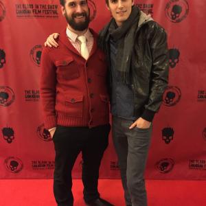 Zack Esau and Nicholas Spencer Murray at Canadian Premiere for Farhope Tower (2015)