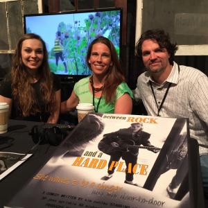 At our Nashville FilmCom booth Producing a short film comedy with Alyssa Meyer and Bennett Rodgers