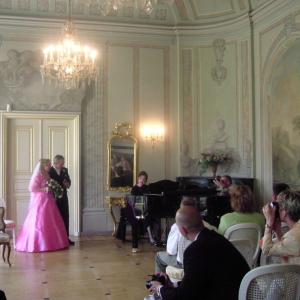 Singing at a wedding in Leipzig