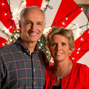Michael Gross and Meredith Baxter united again as husband and wife in the Hallmark Channels holiday special Naughty or Nice