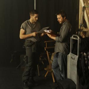 Still of Jake Gyllenhaal and Duncan Jones in Iseities kodas 2011