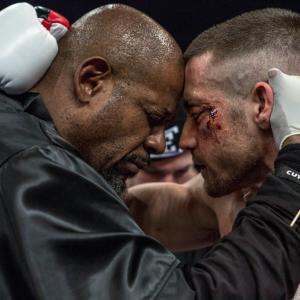 Still of Forest Whitaker and Jake Gyllenhaal in Southpaw 2015