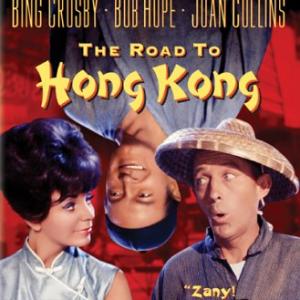 Joan Collins Bing Crosby and Bob Hope in The Road to Hong Kong 1962