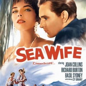 Richard Burton and Joan Collins in Sea Wife 1957