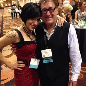 Melanie and Geno Stampora in Los Vegas for the North American Hair Awards