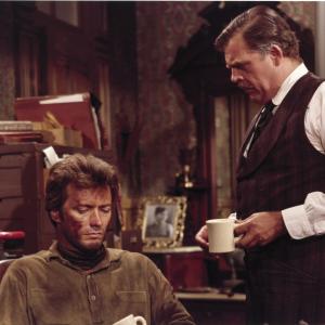 Still of Clint Eastwood and Pat Hingle in Hang Em High 1968