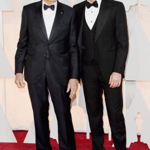Clint Eastwood and Bradley Cooper at event of The Oscars 2015