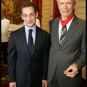 Clint Eastwood and Nicolas Sarkozy