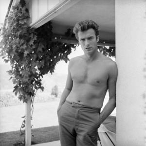Clint Eastwood at home circa 1961