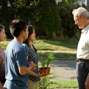 Still of Clint Eastwood, Bee Vang, Ahney Her and Brooke Chia Thao in Gran Torino (2008)