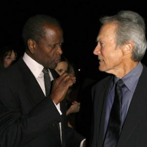 Clint Eastwood and Sidney Poitier