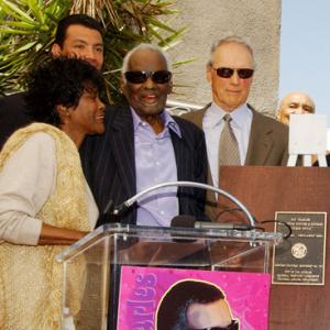 Clint Eastwood Cicely Tyson and Ray Charles