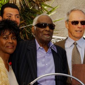 Clint Eastwood Cicely Tyson and Ray Charles