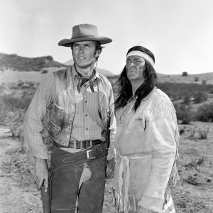 Still of Clint Eastwood and Guy Teague in Rawhide 1959