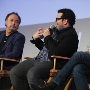 Billy Crystal and Josh Gad at event of The Comedians (2015)